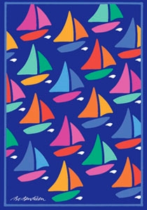 Segelboote Postkarte